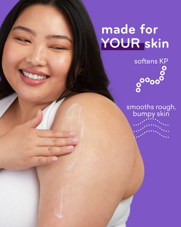 Amlactin KP Bumps Be Gone Hydrating Cream, Moisturizing Cream For Rough and Bumpy Dry Skin, 3 Oz Tube