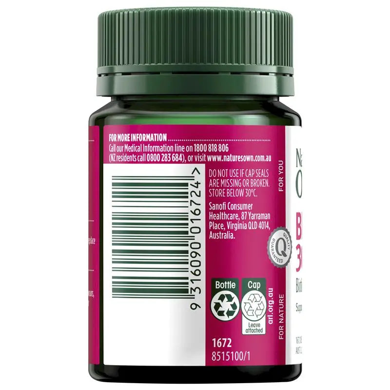 Nature's Own Biotin 300mcg 100 Tablets
