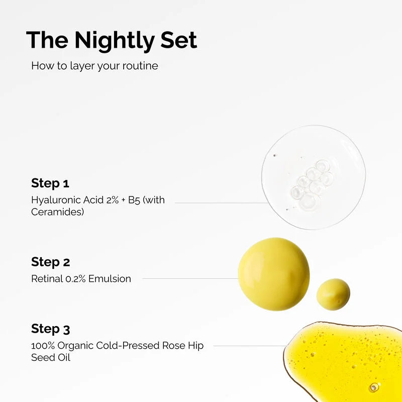 The Ordinary Nightly 3 Piece Set