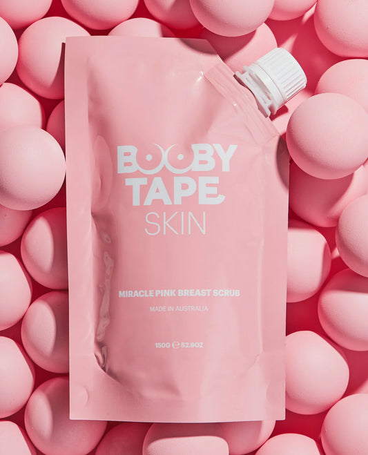 Booby Tape Pink Miracle Breast Scrub