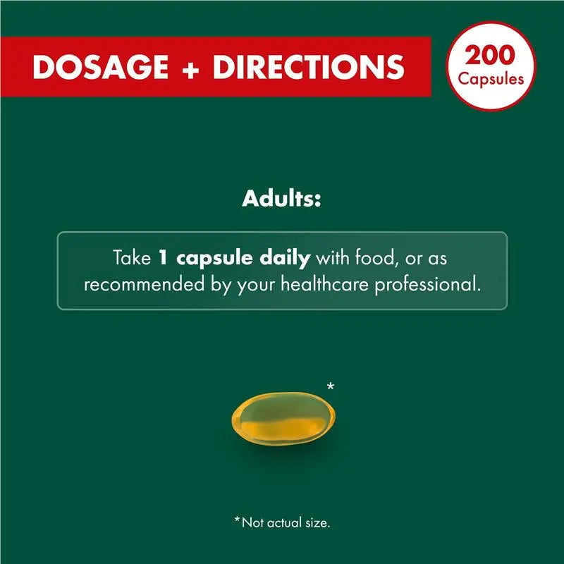 Nature's Own Vitamin D3 1000iu 200 Capsules