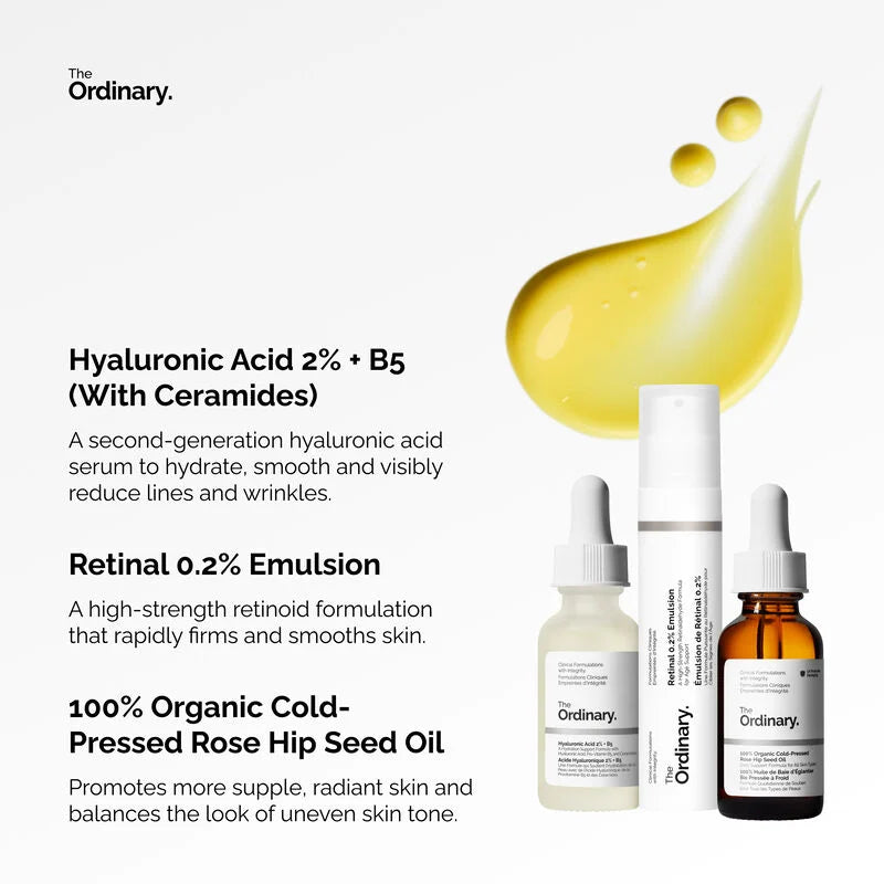 The Ordinary Nightly 3 Piece Set